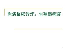 性病临床诊疗—生殖器疱疹课件