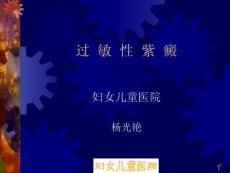 过敏性紫癜课件