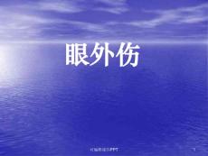 眼外伤PPT课件