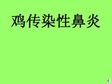 传染性鼻炎