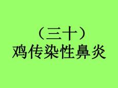 传染性鼻炎