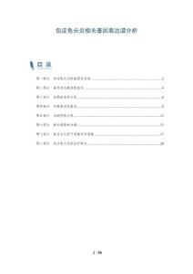 包皮龟头炎相关基因表达谱分析