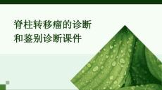 脊柱转移瘤的诊断和鉴别诊断课件