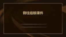 脊柱结核课件