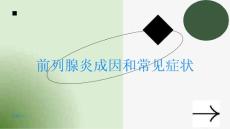 前列腺炎了解前列腺炎的成因和常见症状