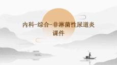内科-综合-非淋菌性尿道炎课件