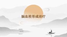 脑血栓形成治疗