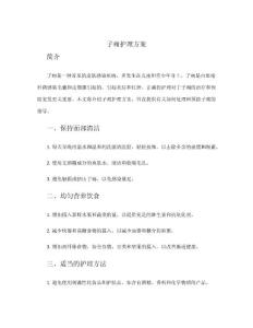 子痈护理方案