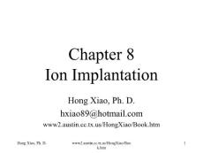 Ion Implantation离子注入.ppt