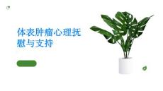 体表肿瘤心理抚慰与支持