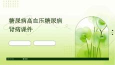 糖尿病高血压糖尿病肾病课件