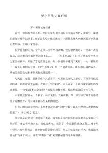 羅小黑戰(zhàn)記觀后感