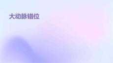 大动脉错位