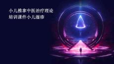 小儿推拿中医治疗理论培训课件小儿湿疹