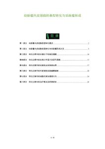 动脉瘤内皮细胞的表型转化与动脉瘤形成