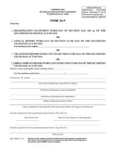 Form20-F Instruction Template - SEC