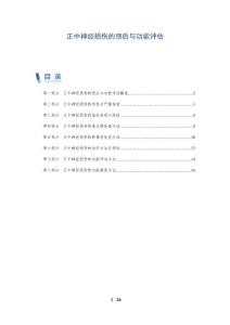 正中神经损伤的预后与功能评估