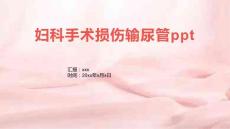 妇科手术损伤输尿管ppt