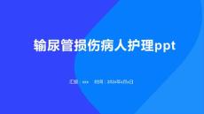 输尿管损伤病人护理ppt