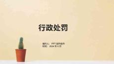 《行政处罚》课件