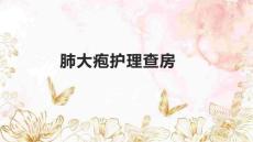 肺大疱护理查房1