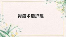 肾癌术后护理