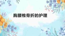胸腰椎骨折的护理