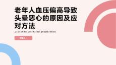 老年人血压偏高就头晕恶心-知识讲解