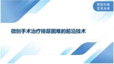 微创手术治疗排尿困难的前沿技术