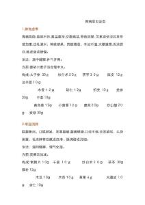 胃病常见方