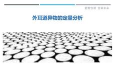 外耳道异物的定量分析