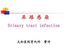 尿路感染课件