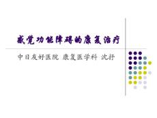 感觉障碍的康复治疗（简）-沈