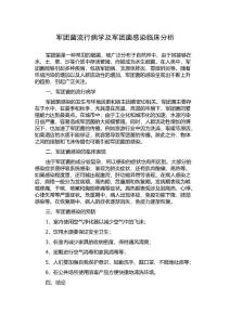 军团菌流行病学及军团菌感染临床分析