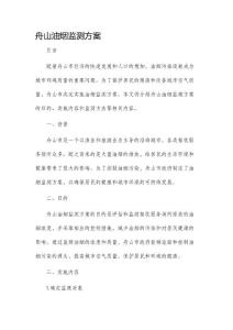 舟山油煙監測方案