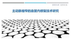 主动脉缩窄的血管内修复技术研究