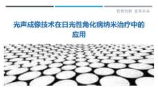 光声成像技术在日光性角化病纳米治疗中的应用