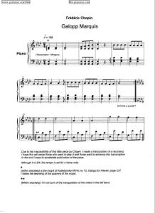 肖邦《馬基加洛普舞曲》 Galop Maquis Op[1].posth