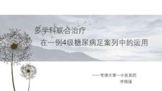 糖尿病足个案护理 糖尿病足个案的护理