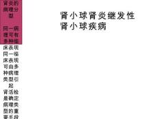 肾小球肾炎继发性肾小球疾病