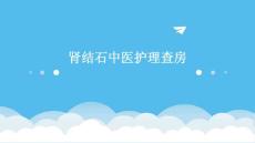 腎結石中醫護理查房