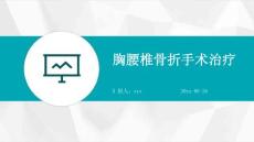 胸腰椎骨折手术治疗ppt