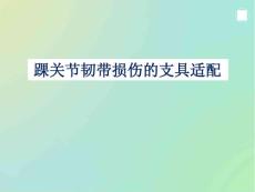 踝韧带损伤