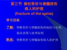 【医学PPT课件】脊柱骨折与脊髓损伤病人的护理(104p)