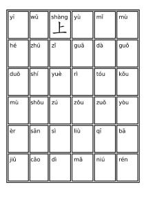 小學(xué)生1-6年級(jí) 字表打印版