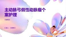 主动脉弓假性动脉瘤个案护理