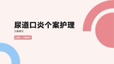 尿道口炎个案护理