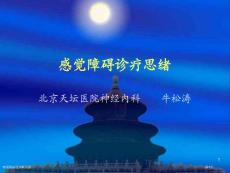 感觉障碍的诊断思路