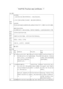 最新中職英語第二冊教案：Unit9DoYouhaveanycertificates？06英語