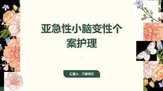 亚急性小脑变性个案护理